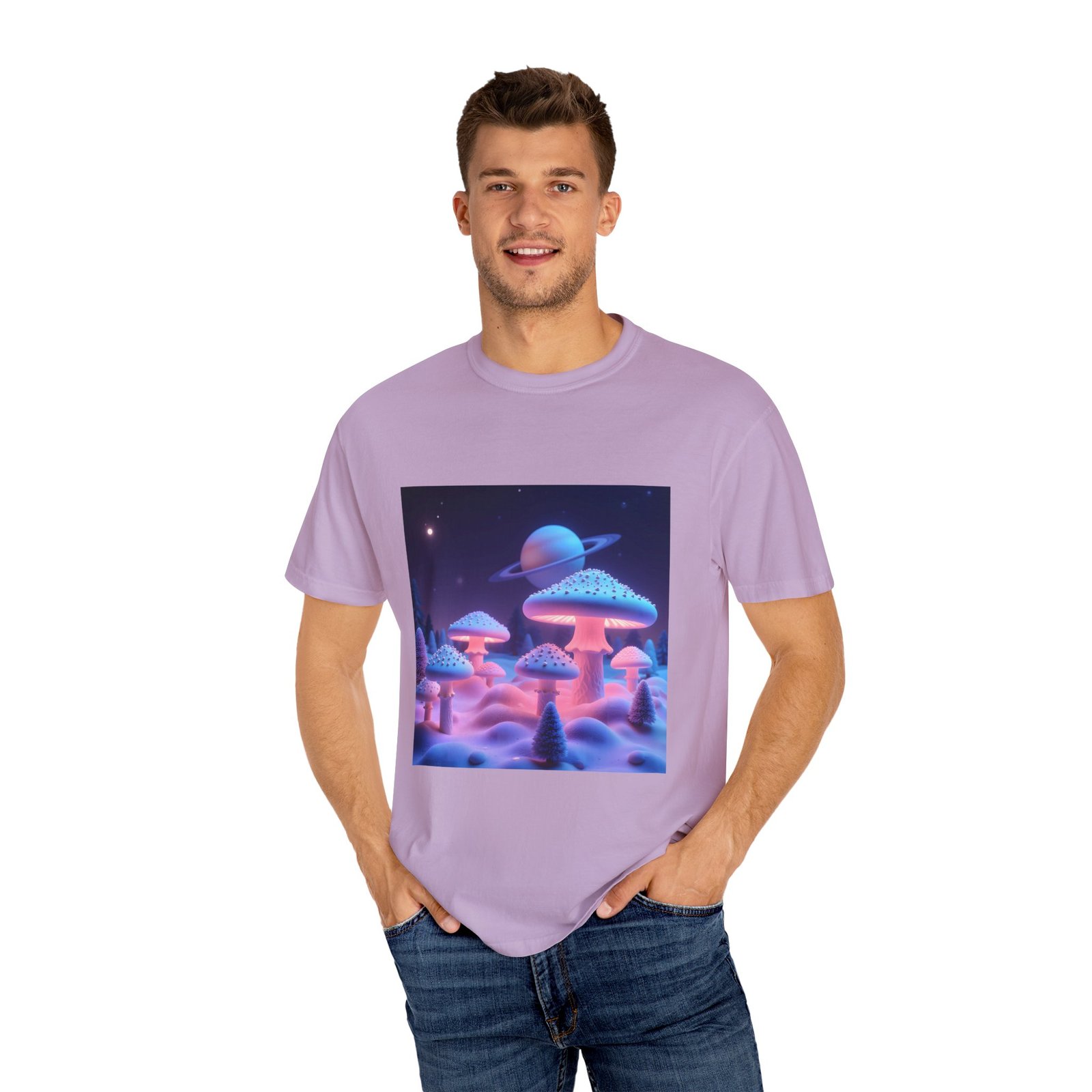 T-shirt "Glowing Trippy Mushrooms" - Image 44