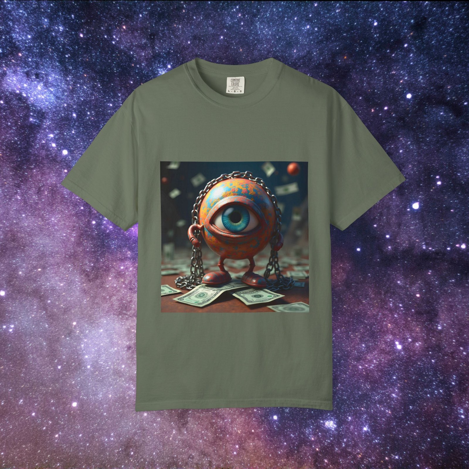 T-shirt "The World in Chains – Trippy Art on Capitalism & Control" - Image 25