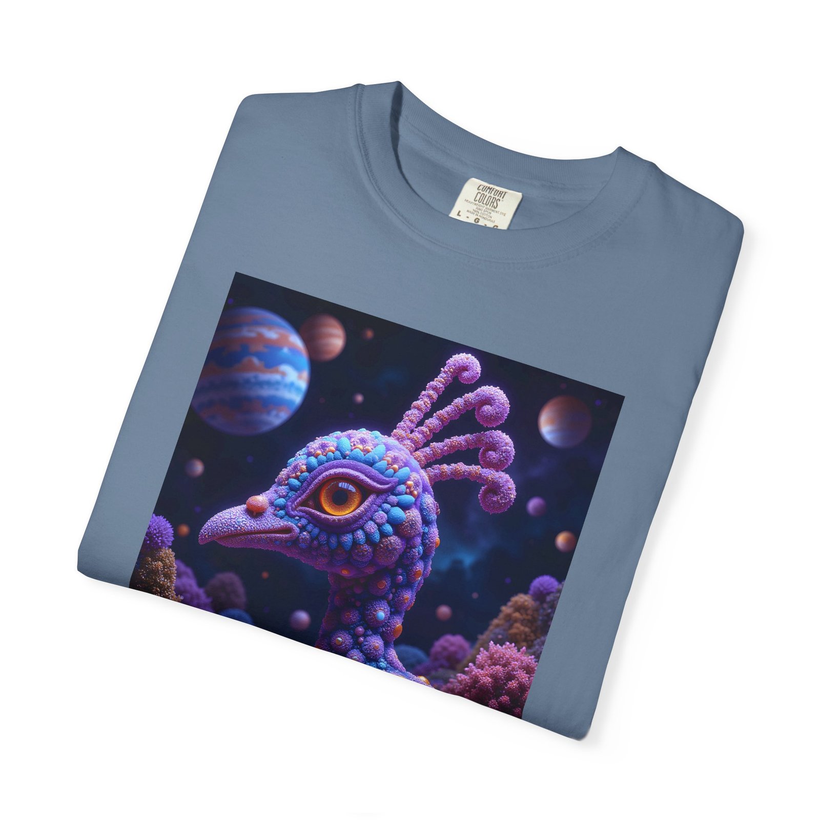 T-shirt "Psychedelic Peacock Neck" - Image 31