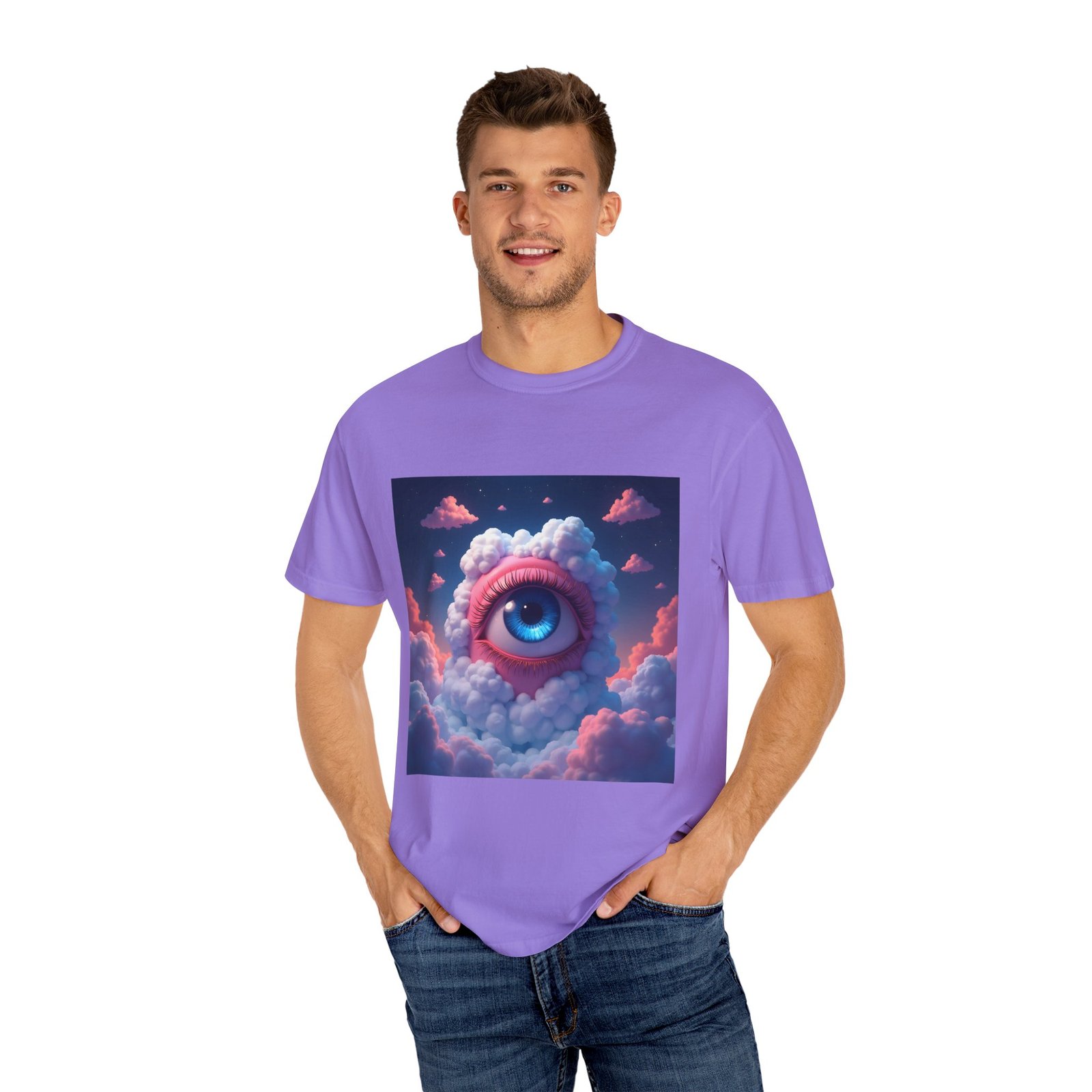 T-shirt "Dreaming Earth on Pink Clouds" - Image 40