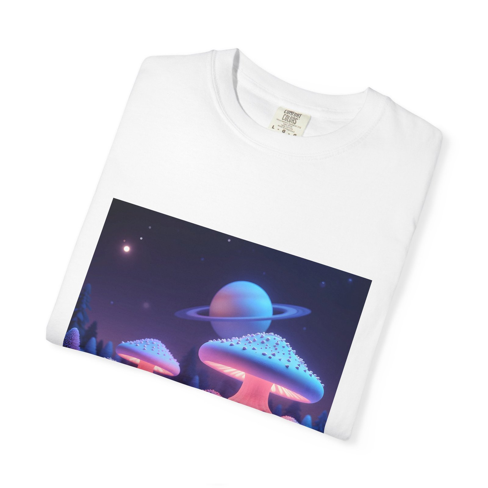 T-shirt "Glowing Trippy Mushrooms" - Image 7