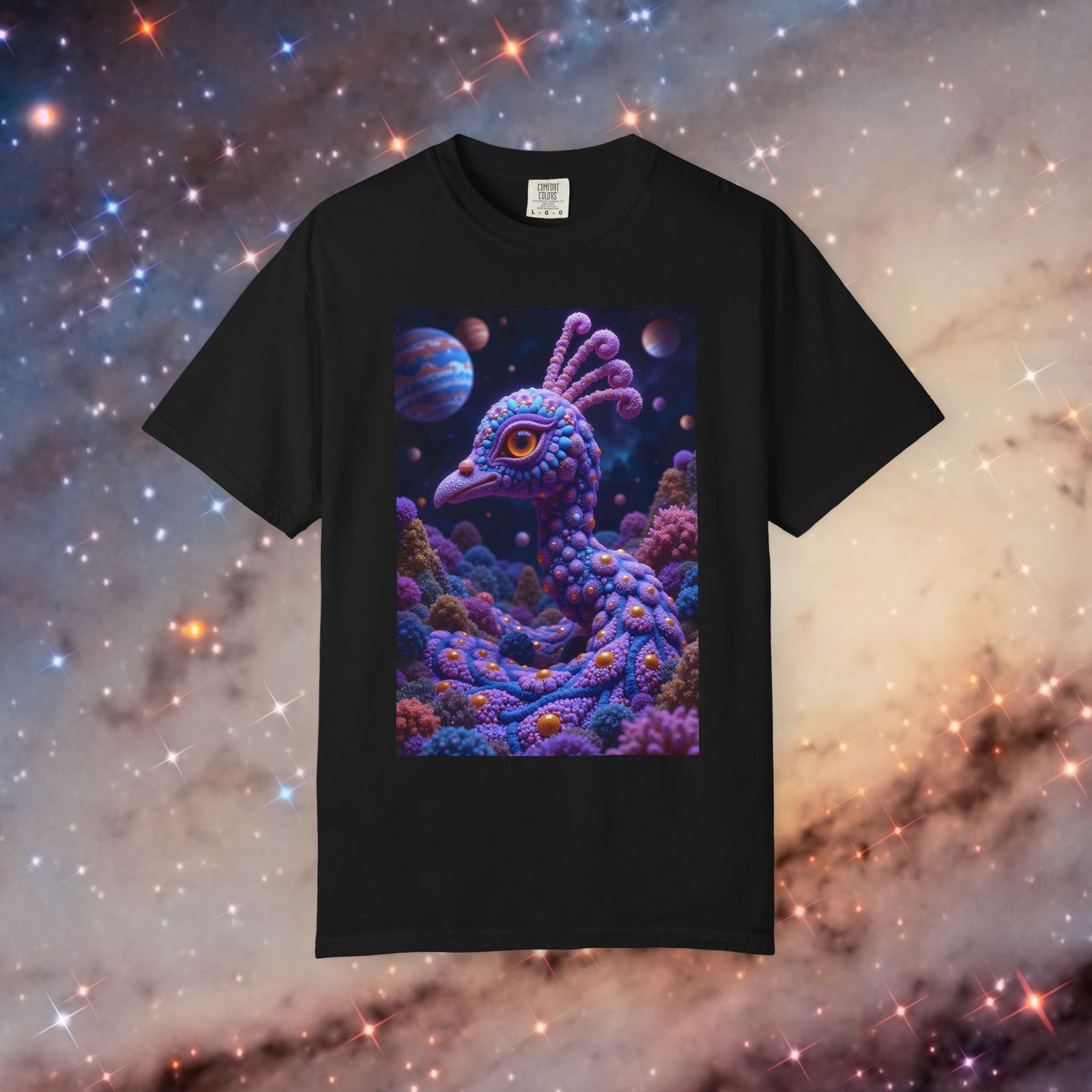 T-shirt "Psychedelic Peacock Neck" - Image 5