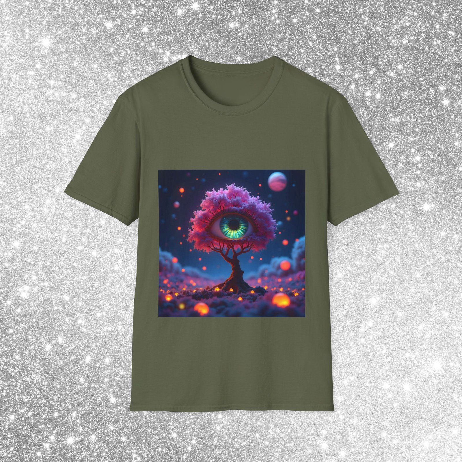 T-Shirt "Cosmic Night Tree" - Image 21
