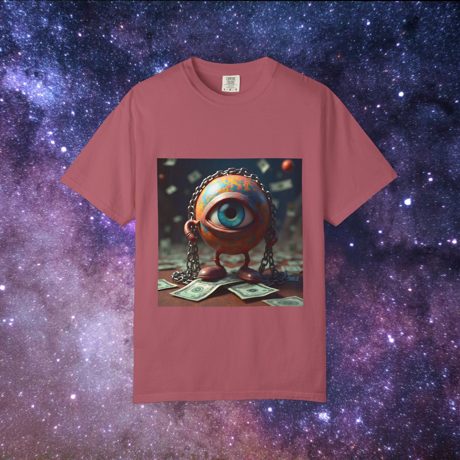 T-shirt "The World in Chains – Trippy Art on Capitalism & Control" - Image 61