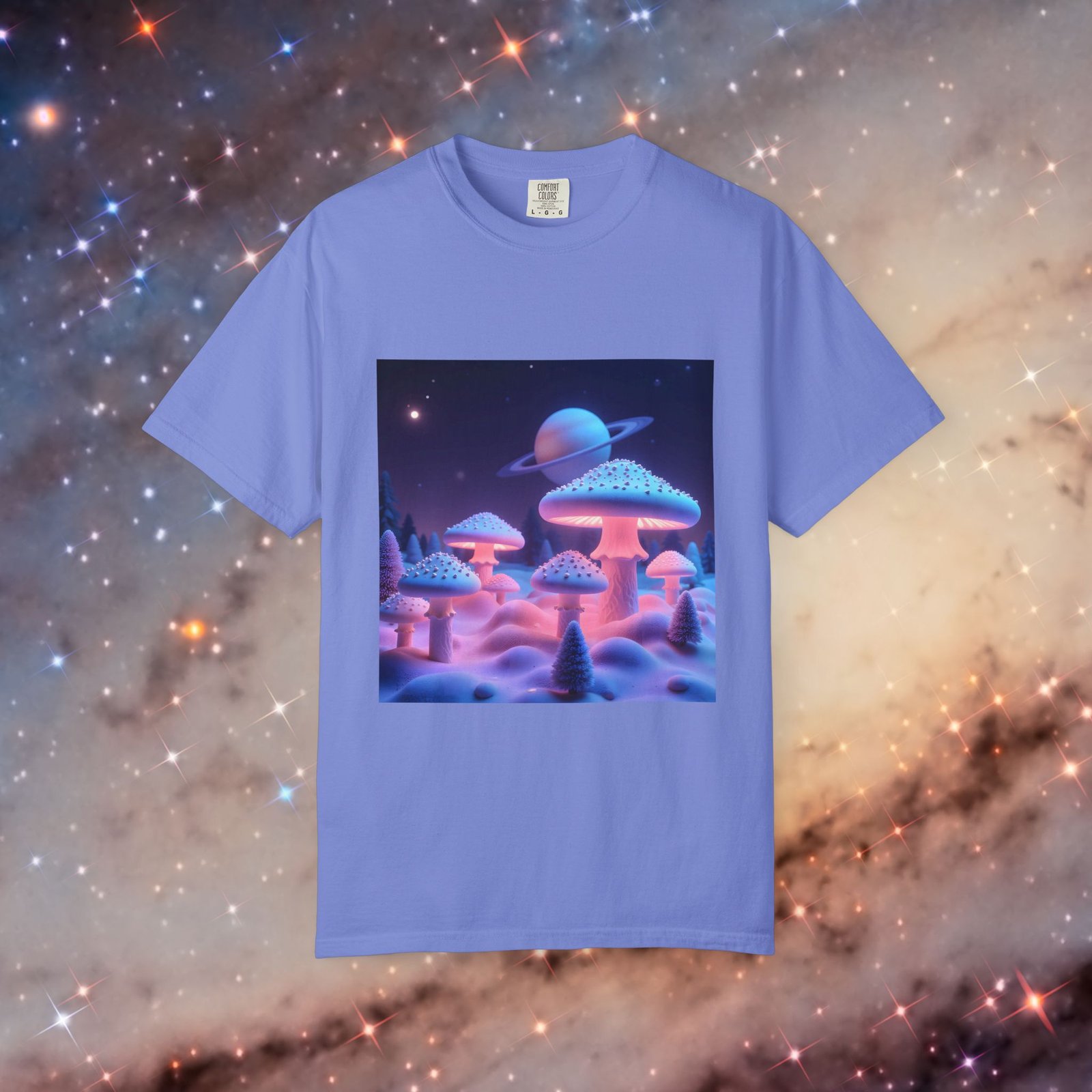 T-shirt "Glowing Trippy Mushrooms" - Image 29