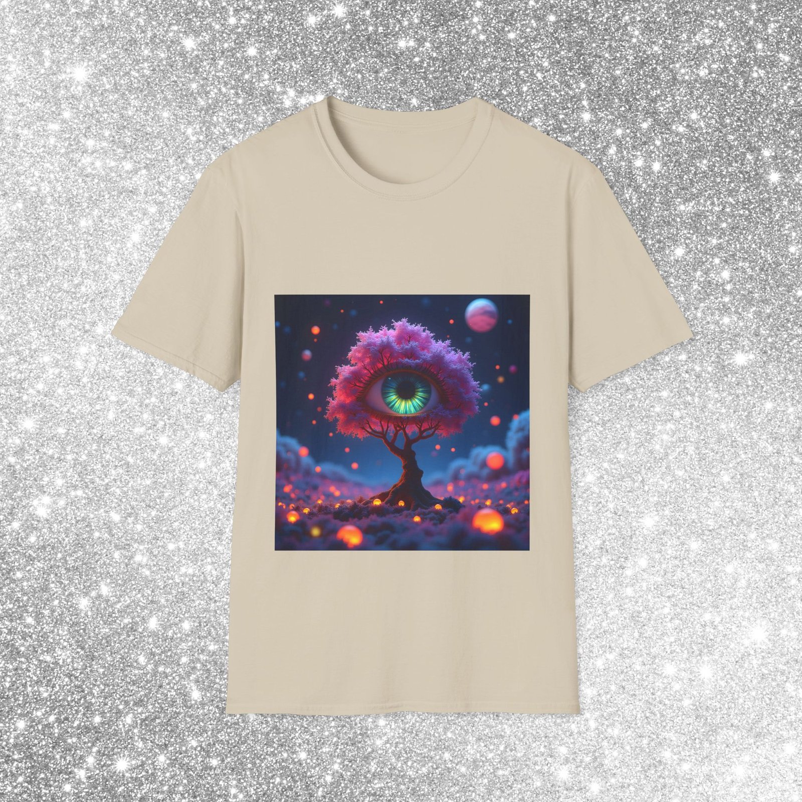 T-Shirt "Cosmic Night Tree" - Image 9