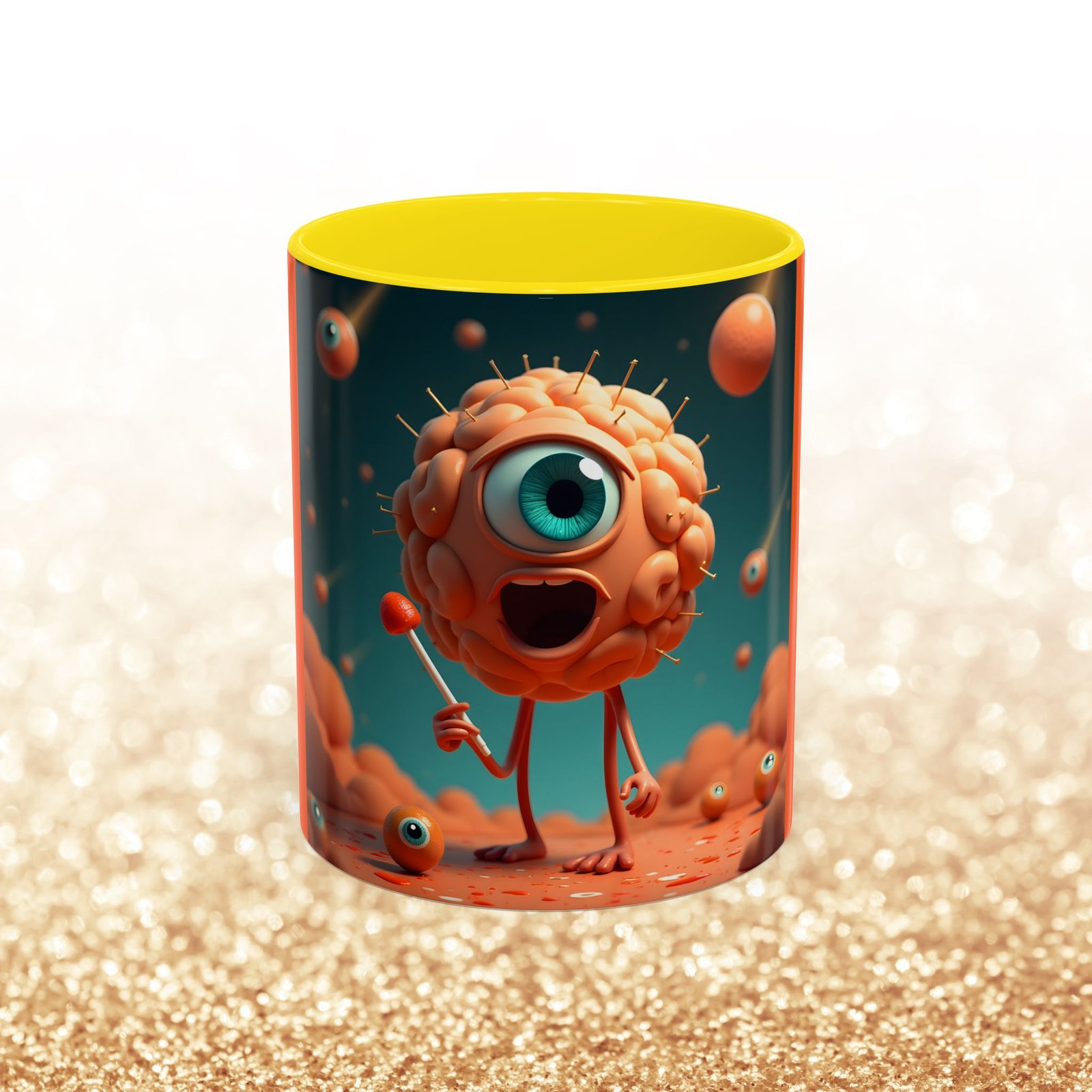 Mug "Surreal Brain Creature" - Image 41
