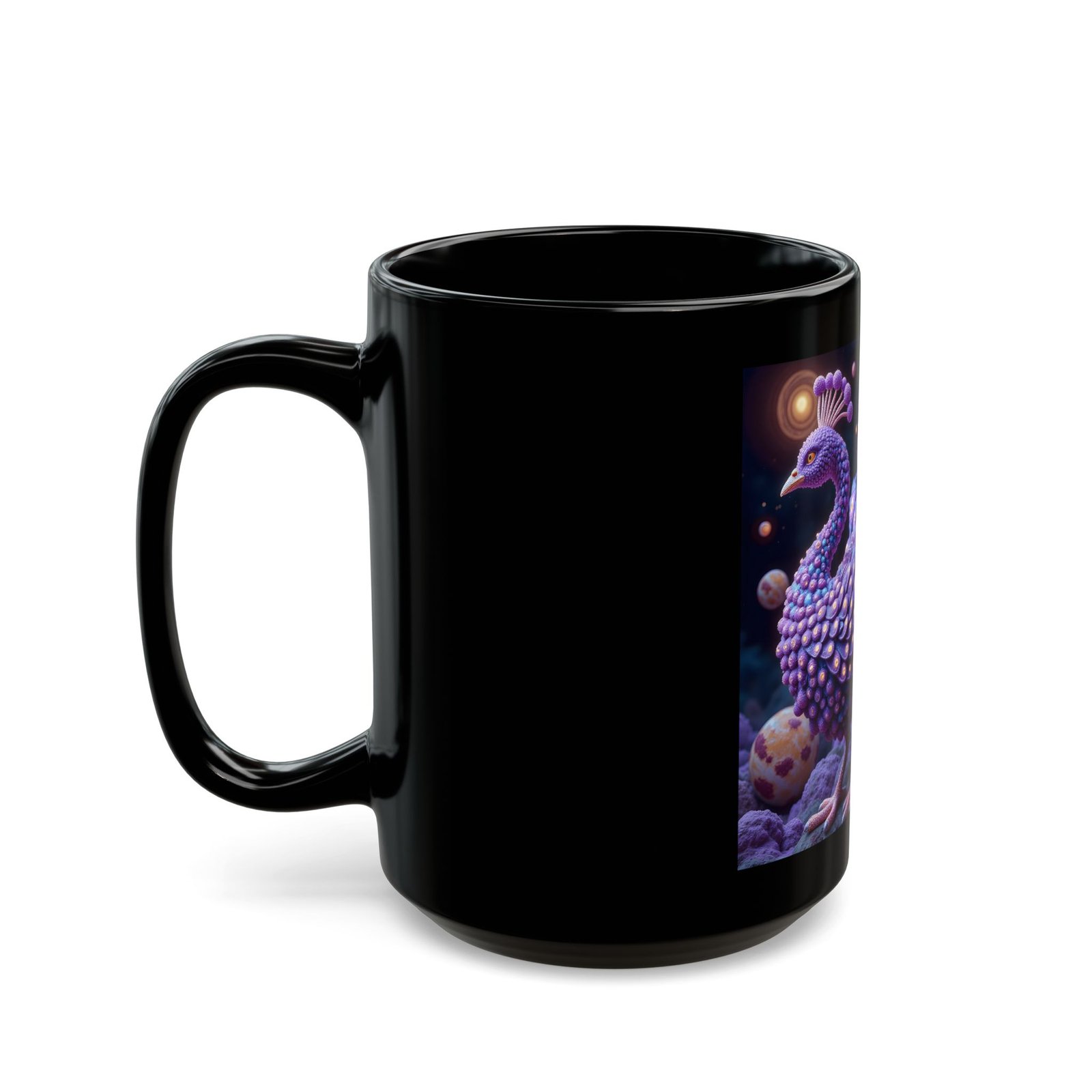 Mug "Dark Cosmic Bird" - Image 7