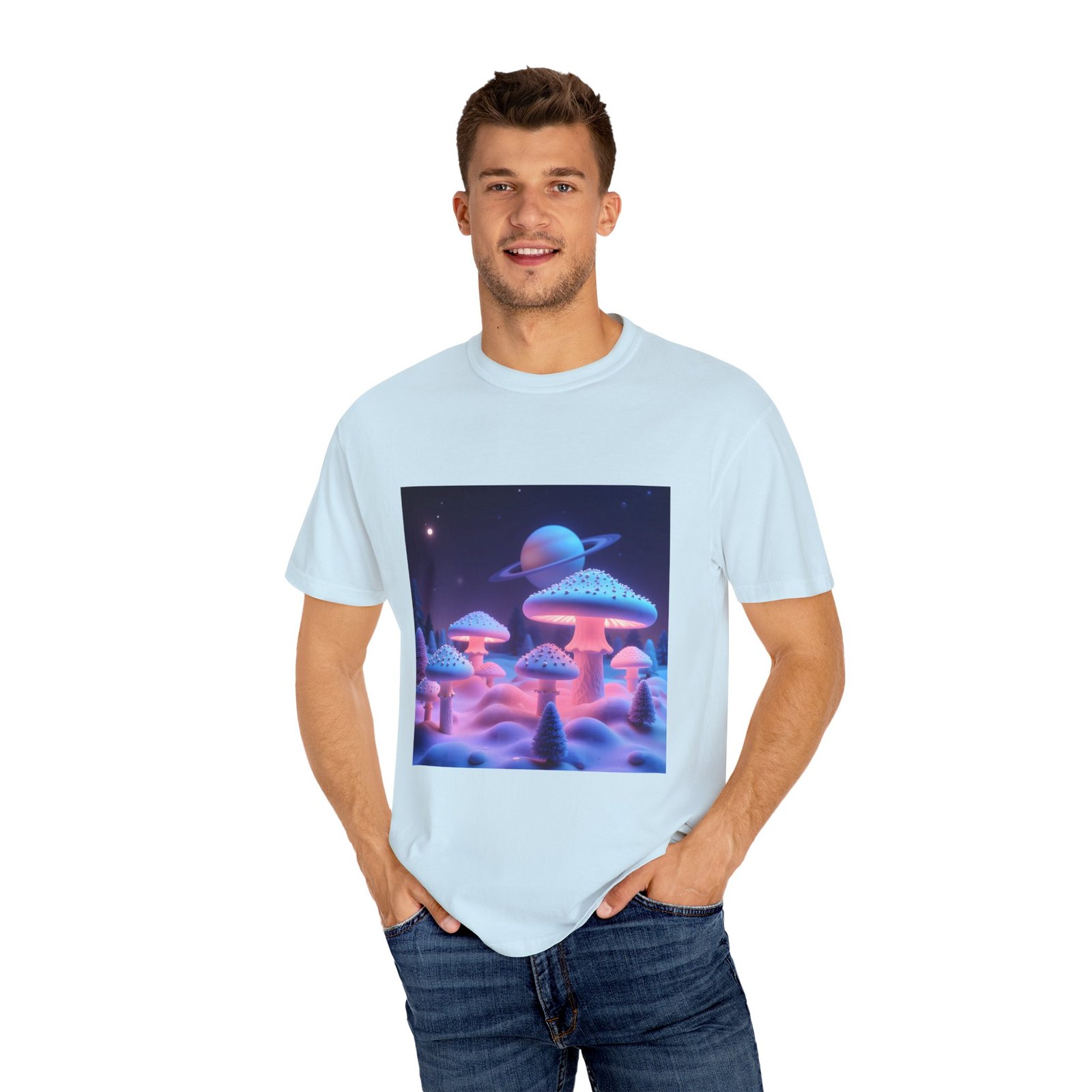 T-shirt "Glowing Trippy Mushrooms" - Image 28