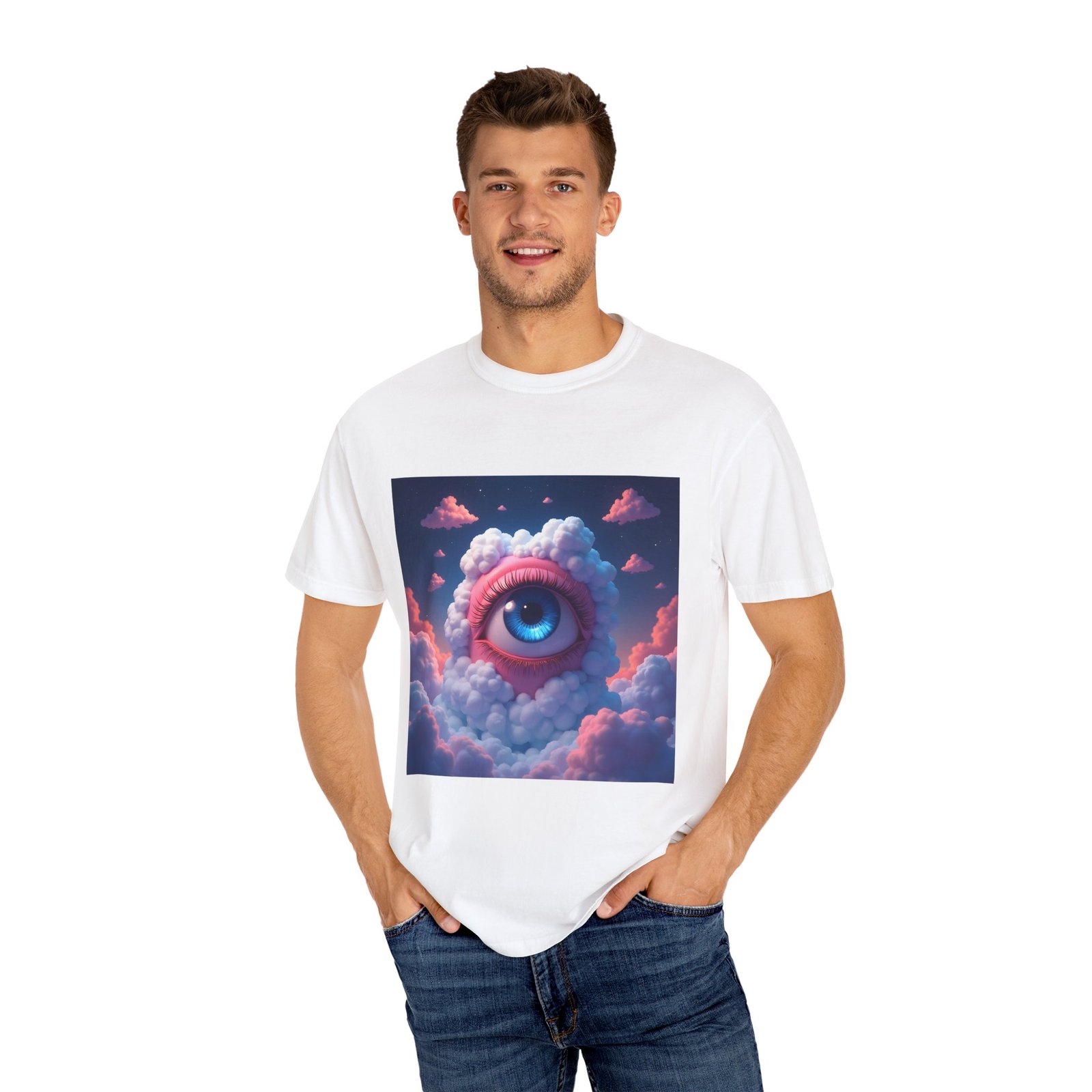T-shirt "Dreaming Earth on Pink Clouds" - Image 8
