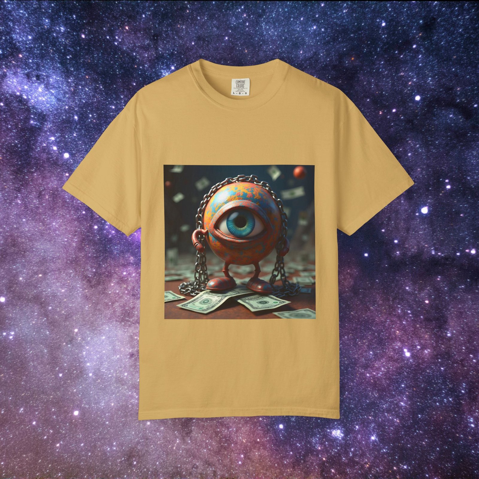 T-shirt "The World in Chains – Trippy Art on Capitalism & Control" - Image 13