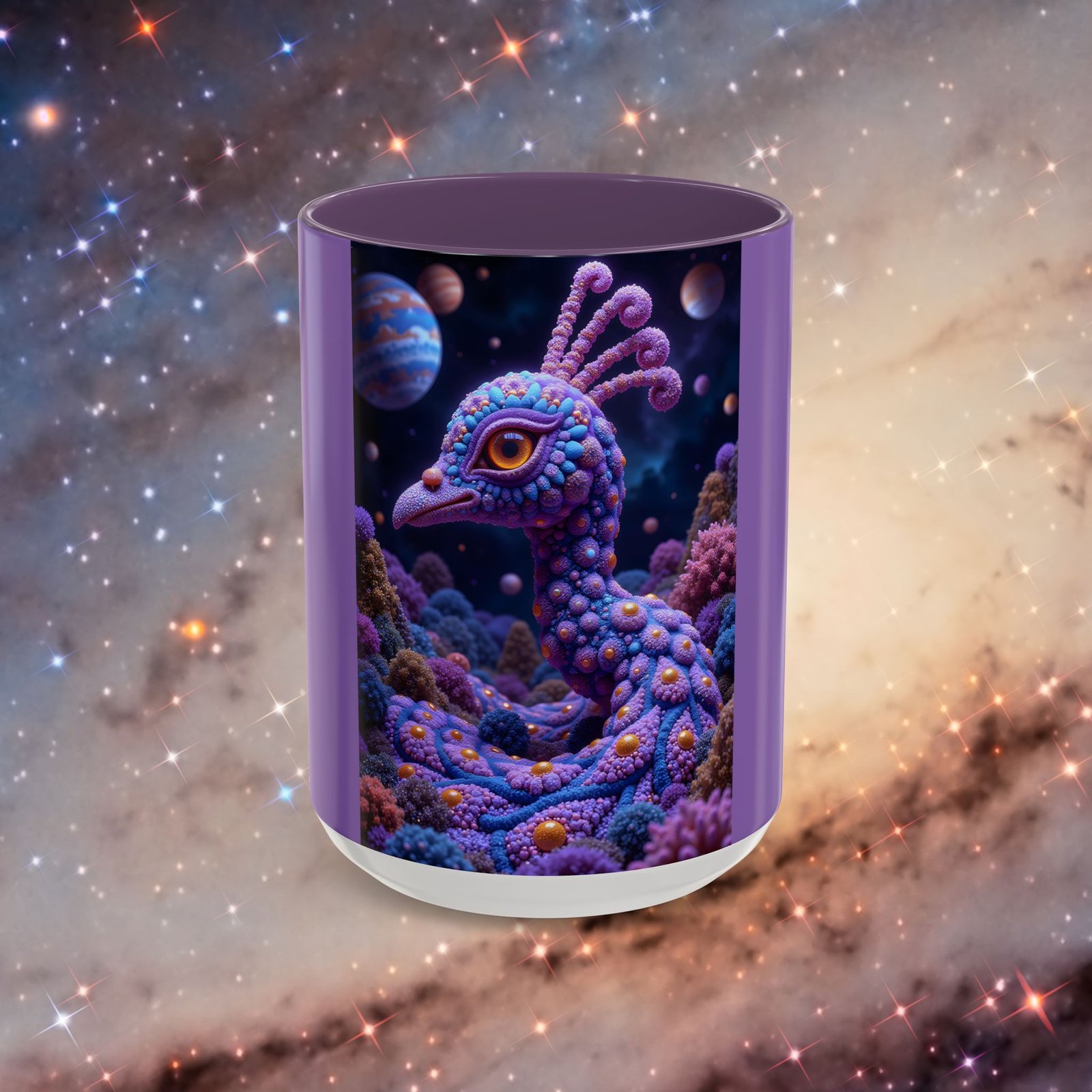 Mug "Psychedelic Peacock Neck" - Image 14