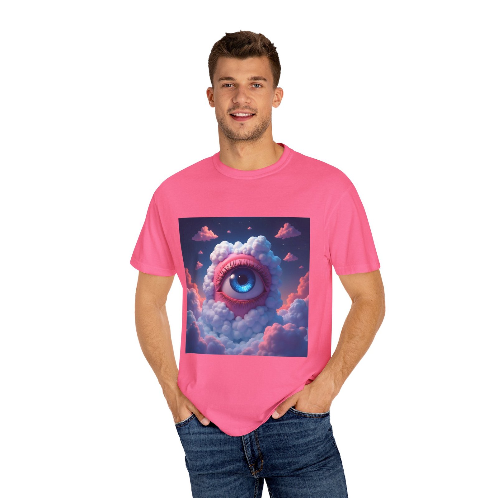 T-shirt "Dreaming Earth on Pink Clouds" - Image 48