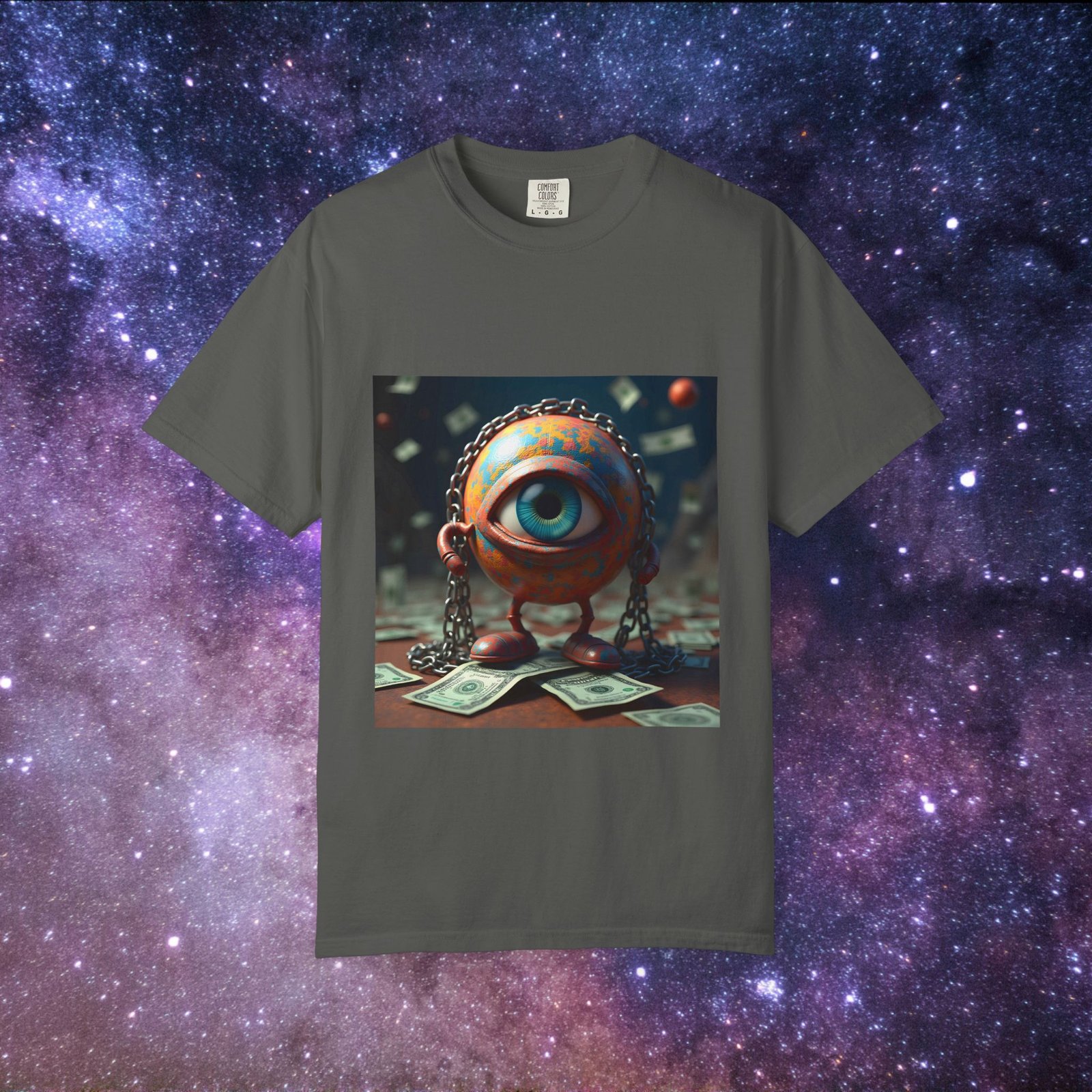 T-shirt "The World in Chains – Trippy Art on Capitalism & Control" - Image 21