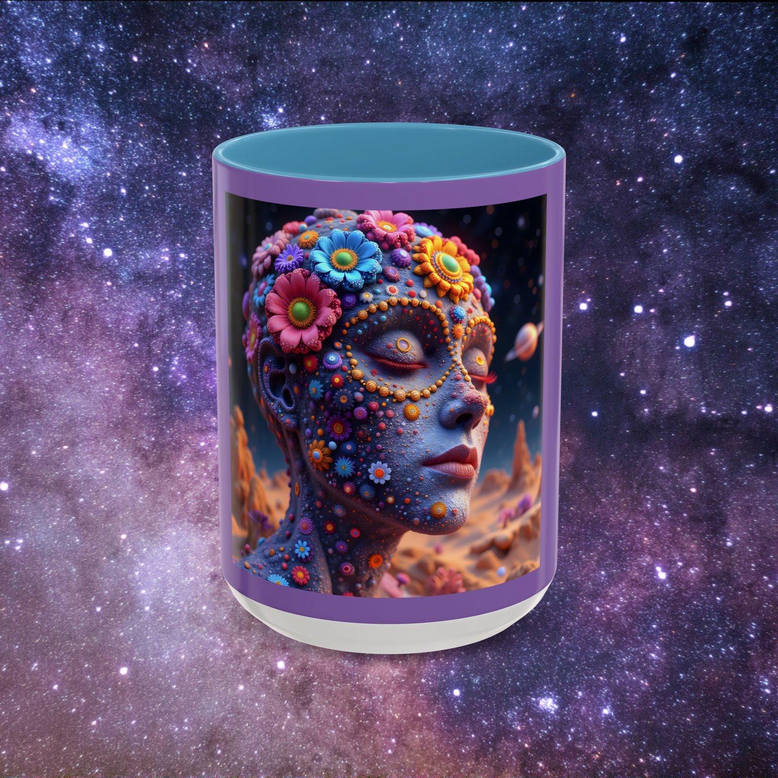 Mug "Cosmic Blue Goddess" - Image 10