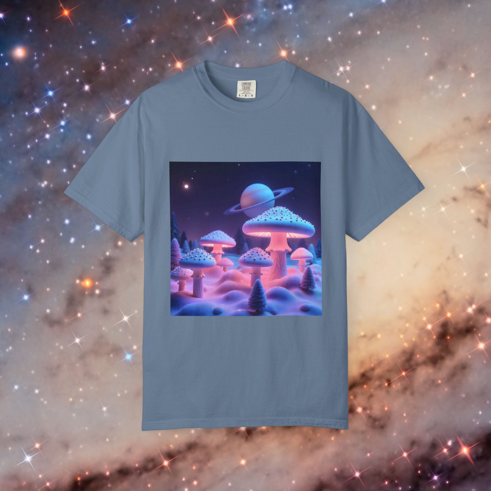 T-shirt "Glowing Trippy Mushrooms" - Image 33
