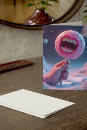 Greeting Card:: "Cosmic Lollipop"