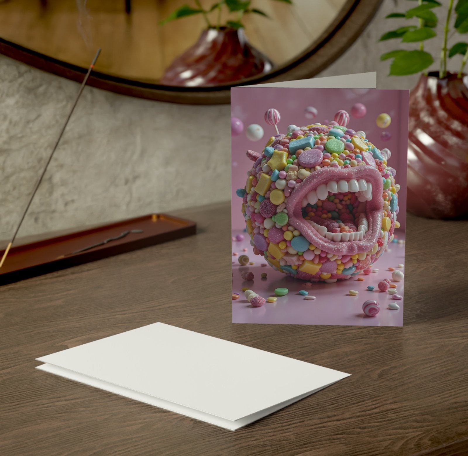 Greeting Card: "Laughing Candy Ball"